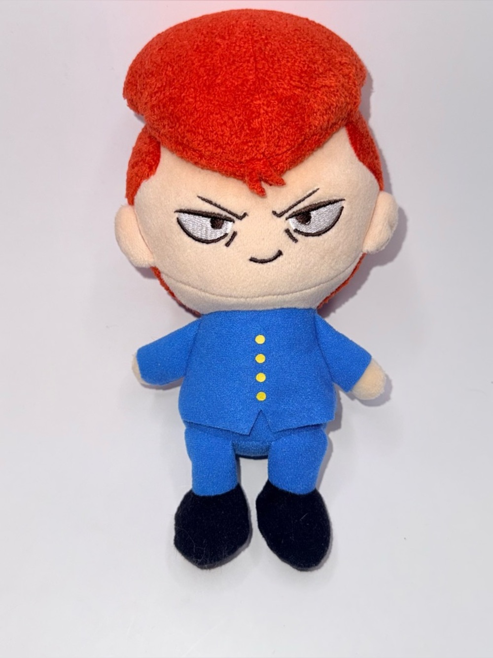 1994 Yu Yu Hakusho Ghost Files Kazuma Kuwabara 8” Plush Vintage Anime Manga